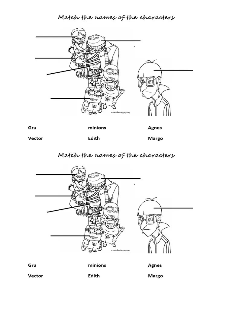 Despicable Me Worksheet PDF