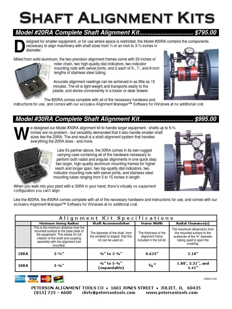 Shaft Alignment Kit_12 Equipment Mechanical Engineering