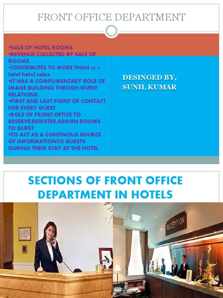 Sections of Front Office Department in Hotels PDF Baggage