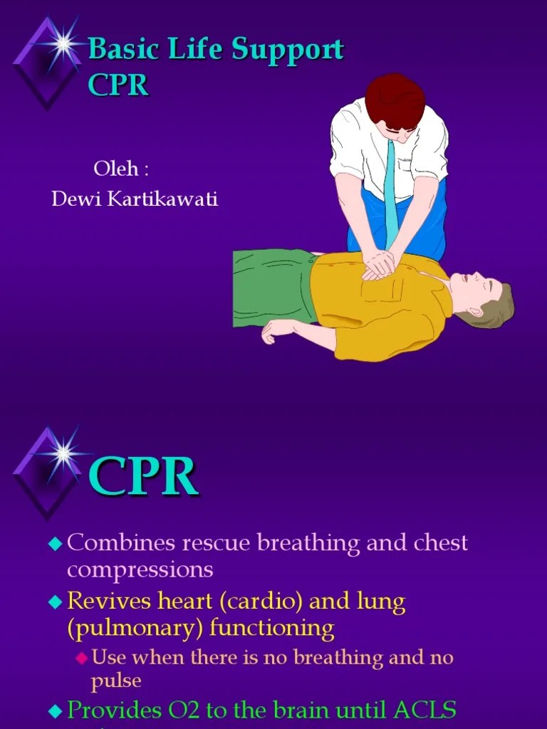 Basic Life Support.ppt Cardiopulmonary Resuscitation First Aid