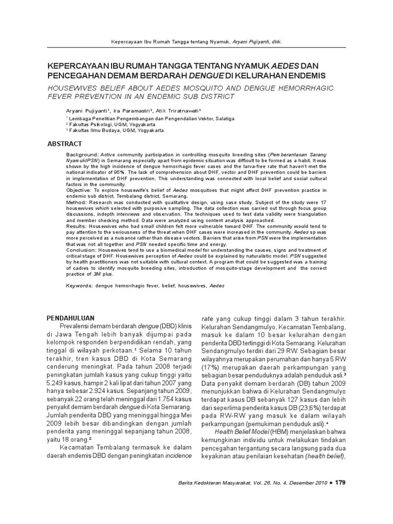 Jurnal Demam Berdarah Desember 2010