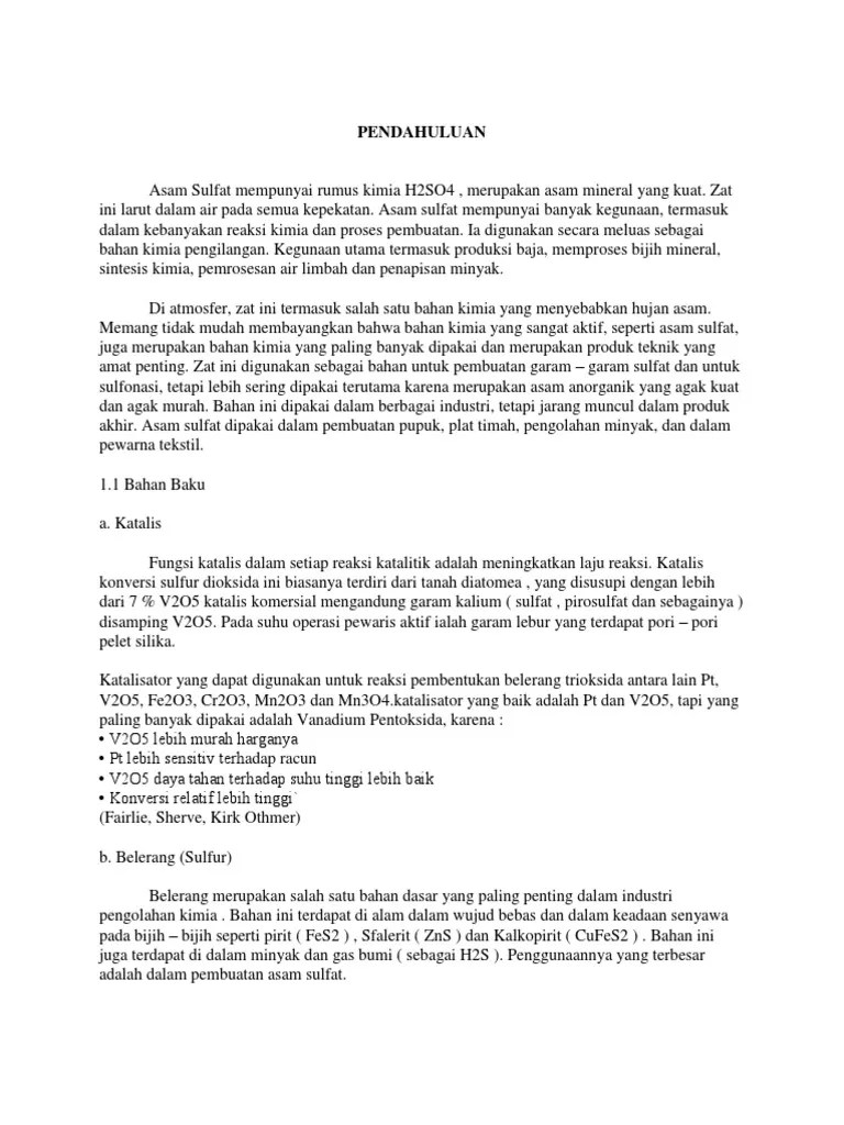 Asam Sulfat | PDF