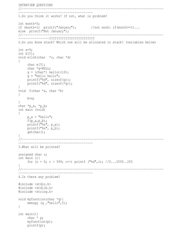Interview Question PDF Computer Engineering Computer Hardware