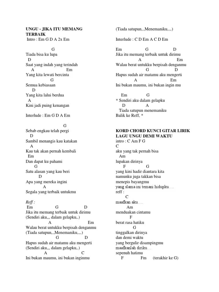 Kunci Gitar Lagu Kenangan Terindah Lagu Perpisahan - Chord dan Lirik Lagu