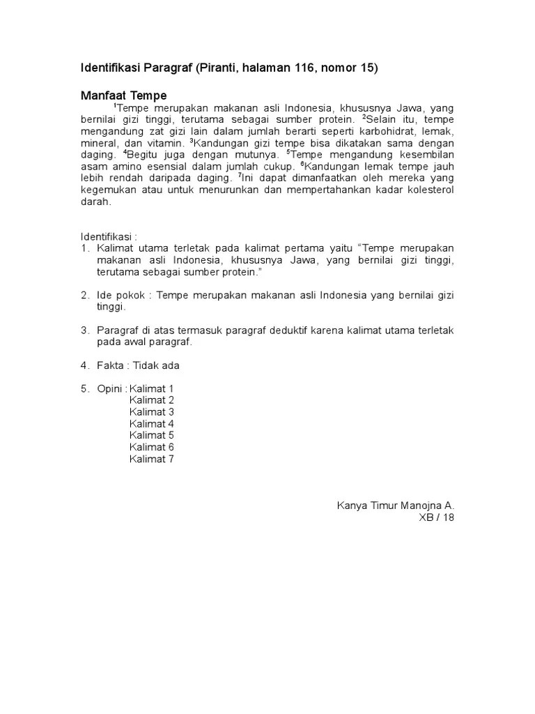 Contoh Paragraf Deduktif Bahasa Jawa Tema Pendidikan