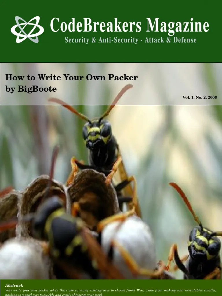 How To Write Your Own Packer PDF Library Software