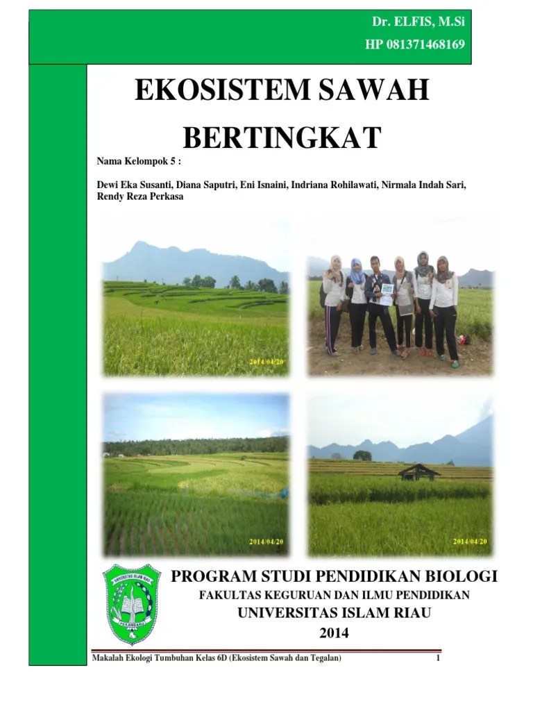 Untuk mempersingkat waktu , berikut ini beberapa . 19 Makalah Ekosistem Tanaman