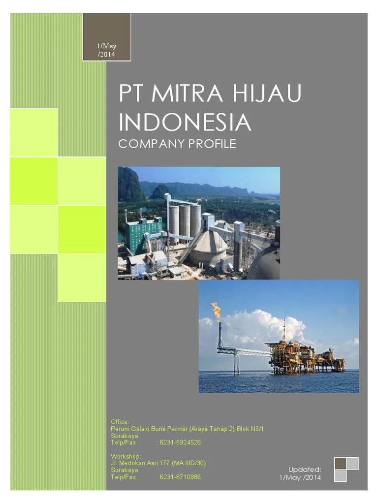 Company Profile Pt Mitra Hijau Indonesia2014