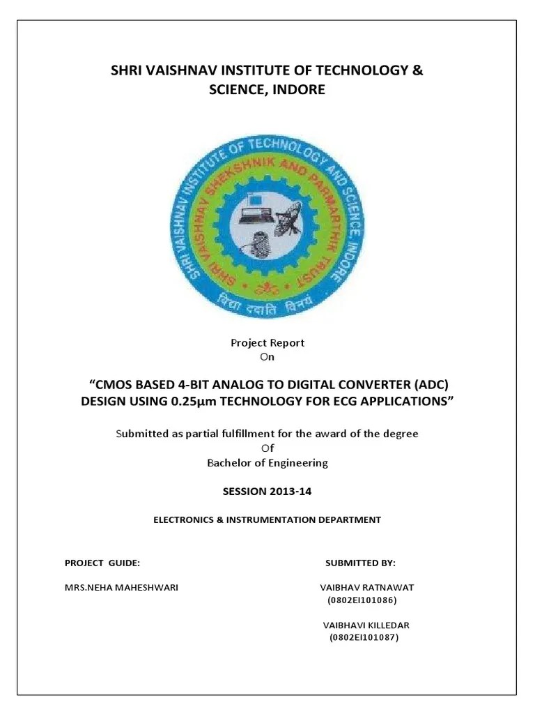 Final Report (Autosaved) Analog To Digital Converter Field Effect