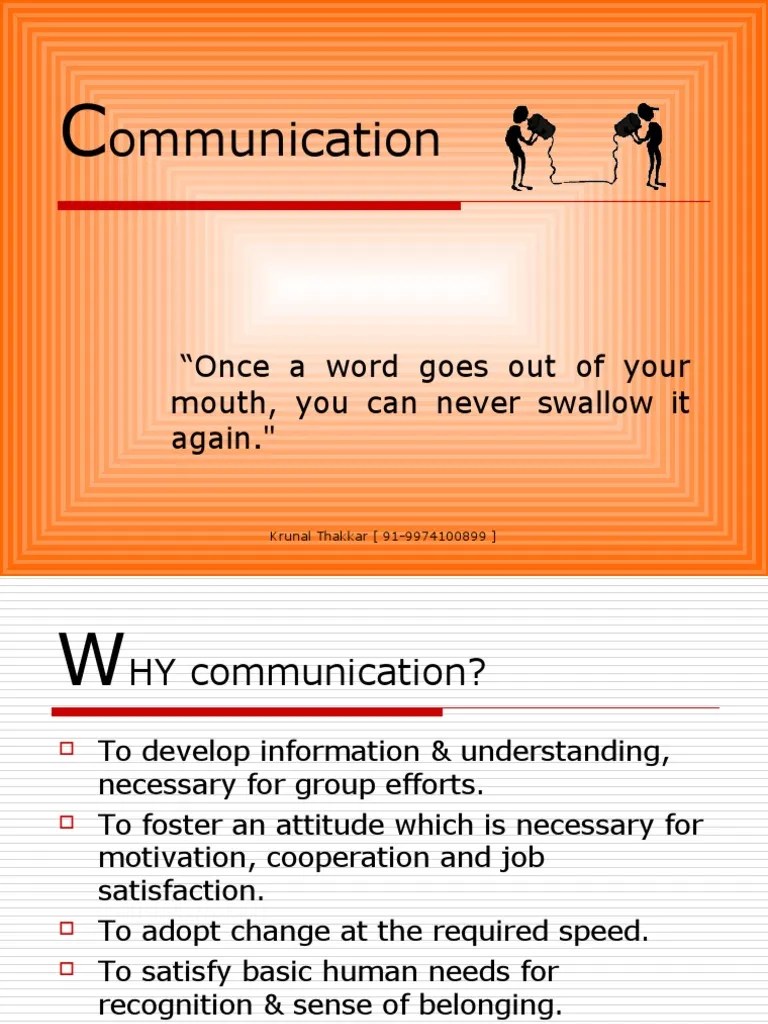 Communication PDF