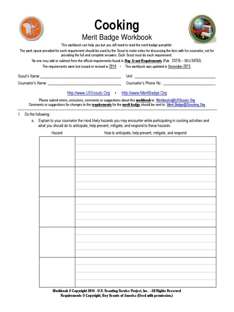 Bsa Merit Badge Worksheet - Printable Word Searches