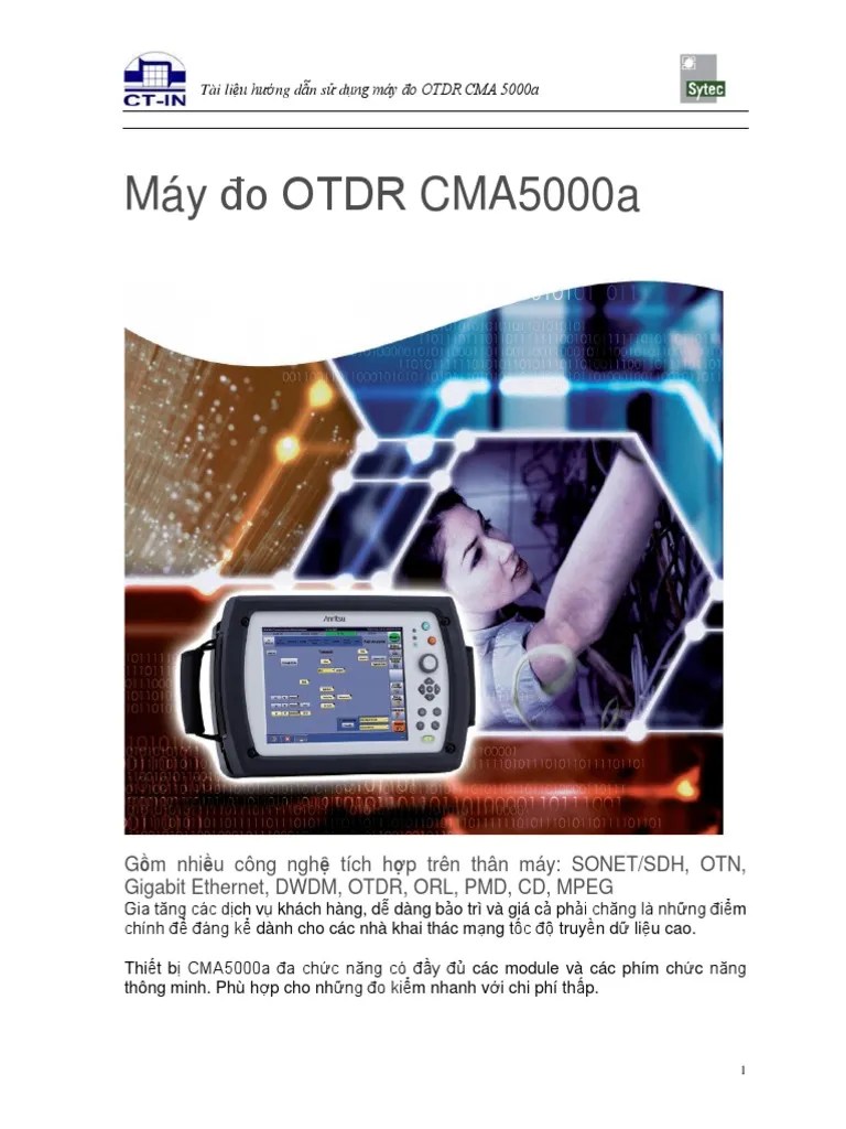 Huong Dan Su Dung CMA5000a