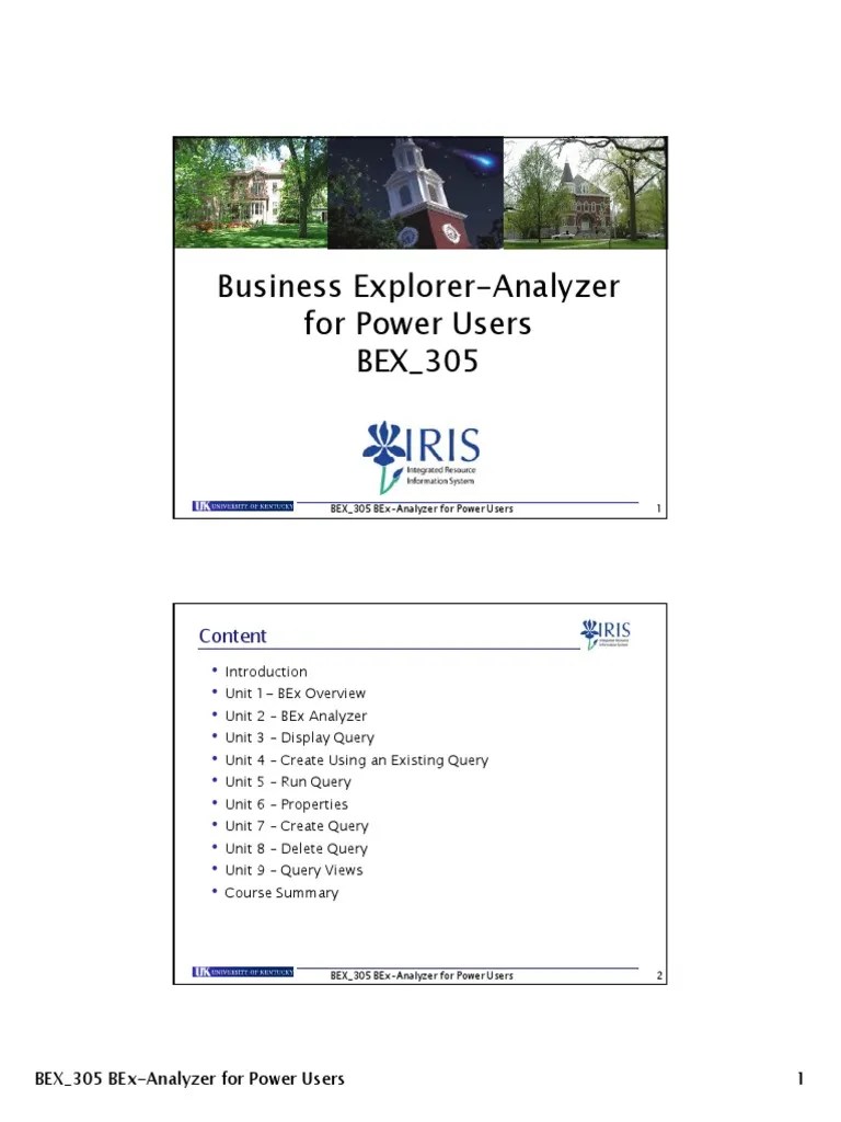 SAP BI BEx Query Designer detail Microsoft Excel Icon