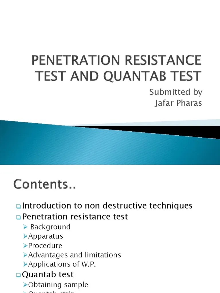 Windsor Probe and Quantab Test PDF Concrete Hardness