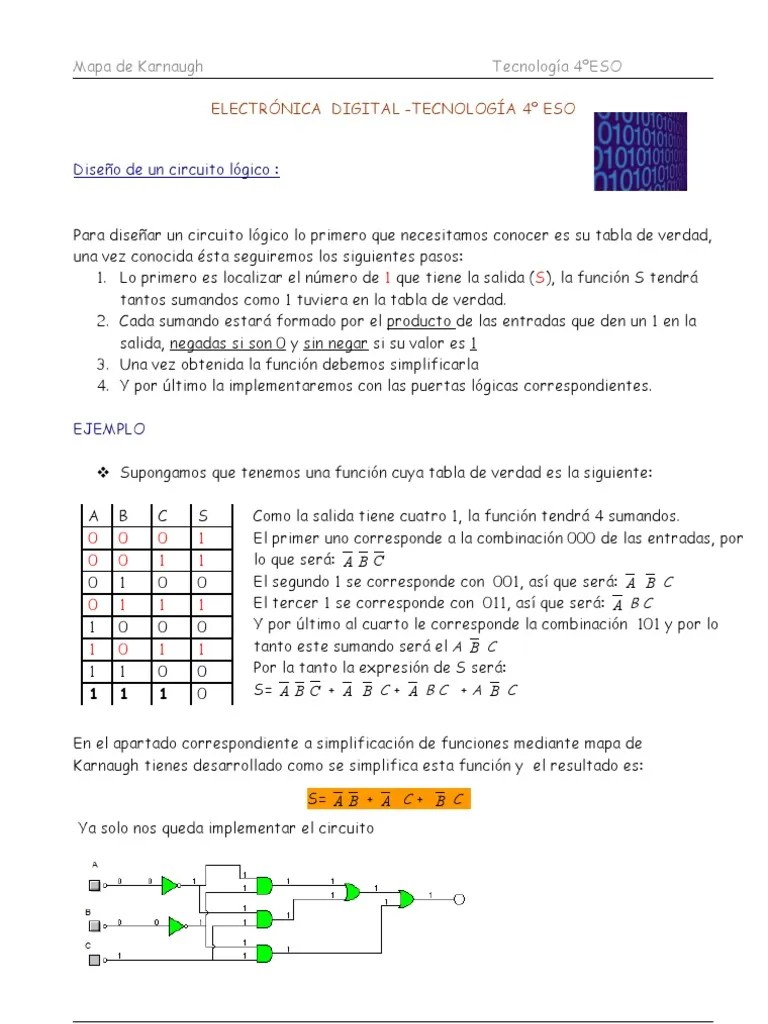 Diseño - de Un - Circuito - Logico | PDF