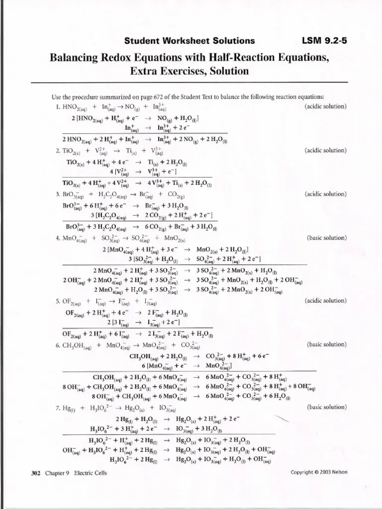 Balancing+redox+reactions+worksheet+answers