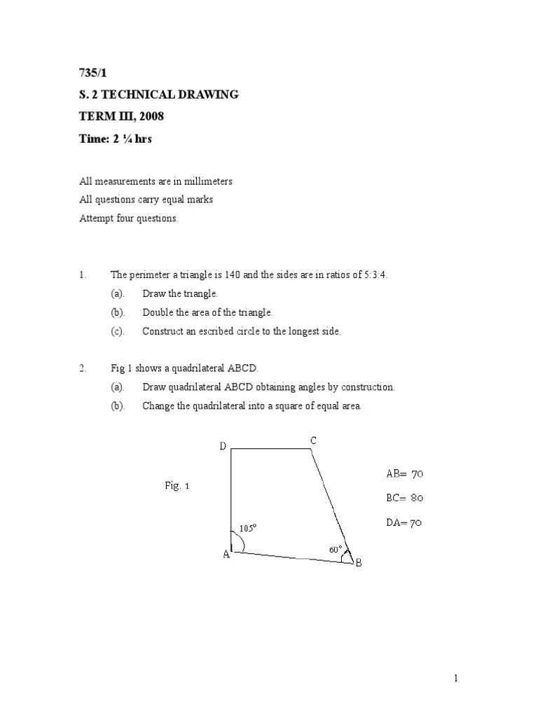 S. 2 Technical Drawing PDF
