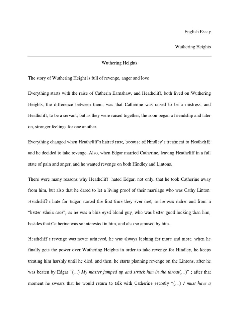 Wuthering Heights Analysis Heathcliff (Wuthering Heights) Wuthering