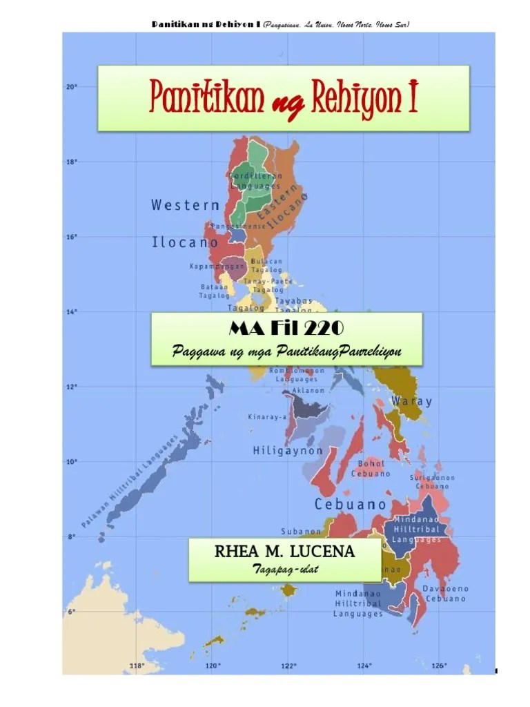 Map Pangasinan Region 1 Literature of Region I (Pangasinan, La Union, Ilocos Sur, Ilocos Norte)