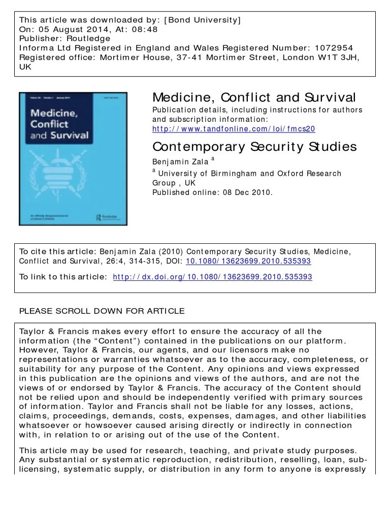 Contemporary Security Studies PDF Books