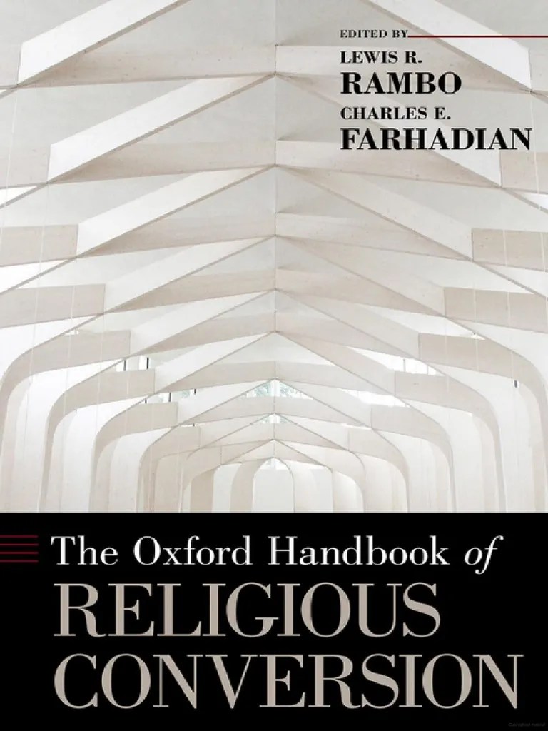 The Oxford Handbook of Religious Conversion PDF