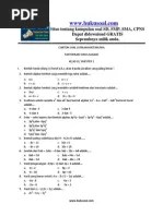 Contoh Soal Latihan Matematika Faktorisasi Suku Aljabar Kelas 8 SMP | PDF