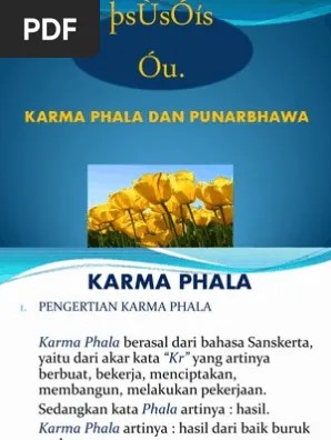 Karma Phala Dan Punarbhawa | PDF