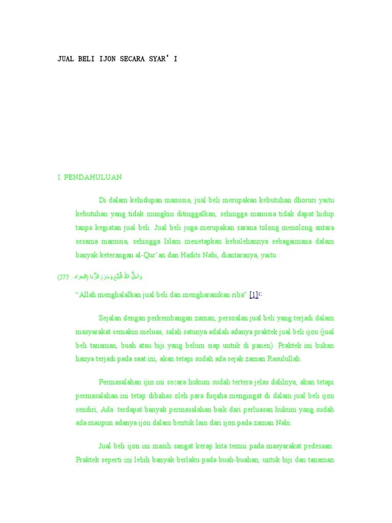 Hukum Jual Beli Buah Yang Masih Dipohon Seputar Buah