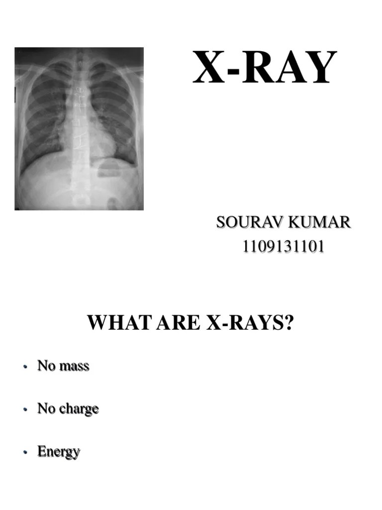 X Ray PDF X Ray Radiography