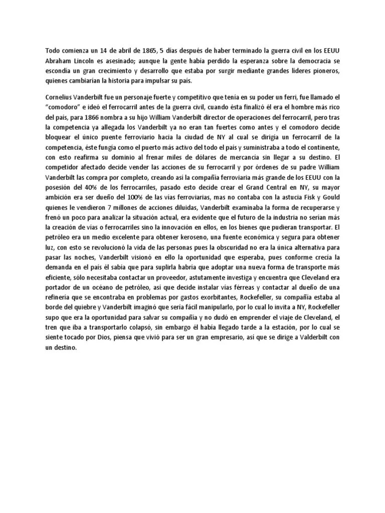Resumen Gigantes de La Industria Transporte ferroviario Transporte