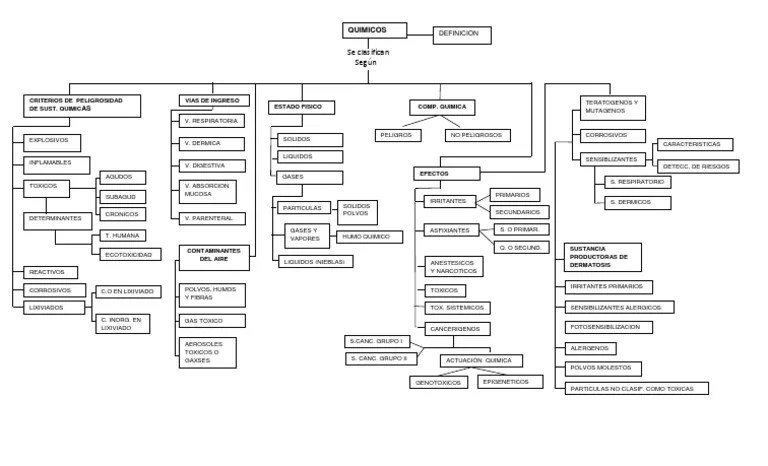 Mapa Conceptual Riesgo Quimico