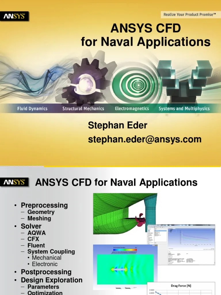 Ansys Cfd for Naval Applications Computational Fluid