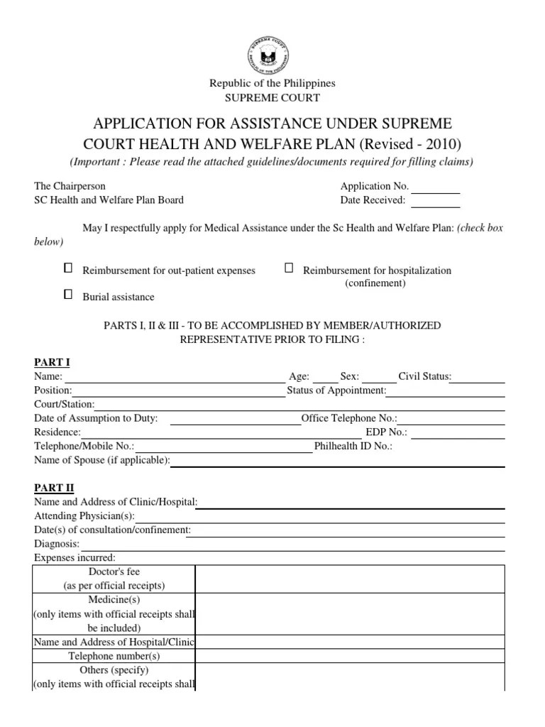 SC Health and Welfare Form PDF Medicare (United States) Medicine