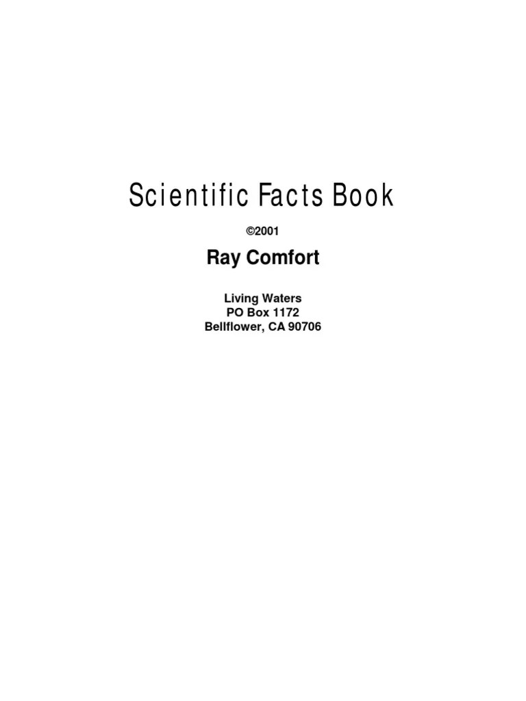 Scientific Facts in The Bible PDF PDF Saturated Fat Diet & Nutrition