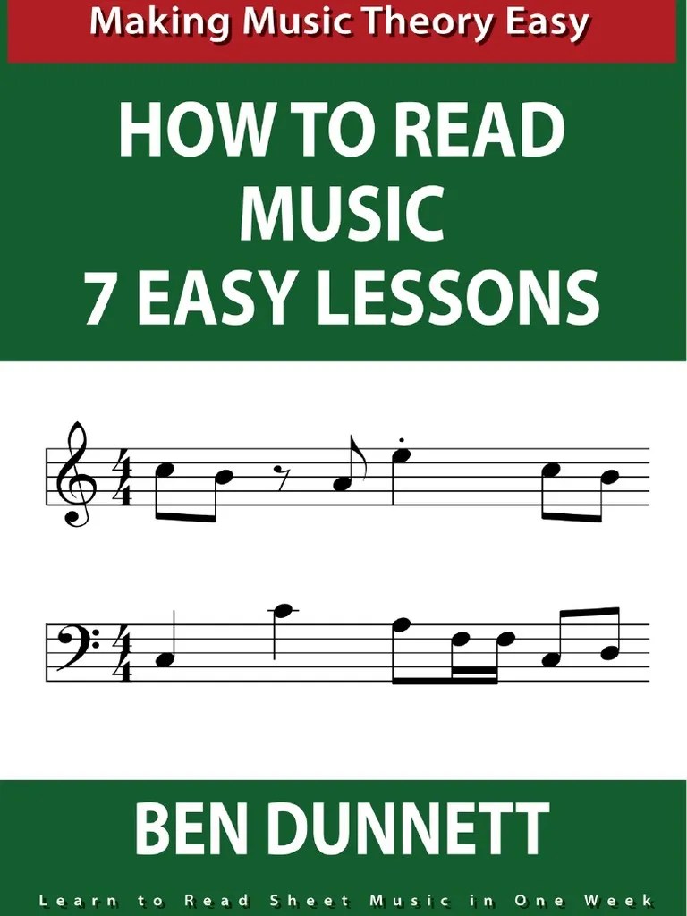 How to Read Sheet Music in 7 Easy Lessons Tempo Clef