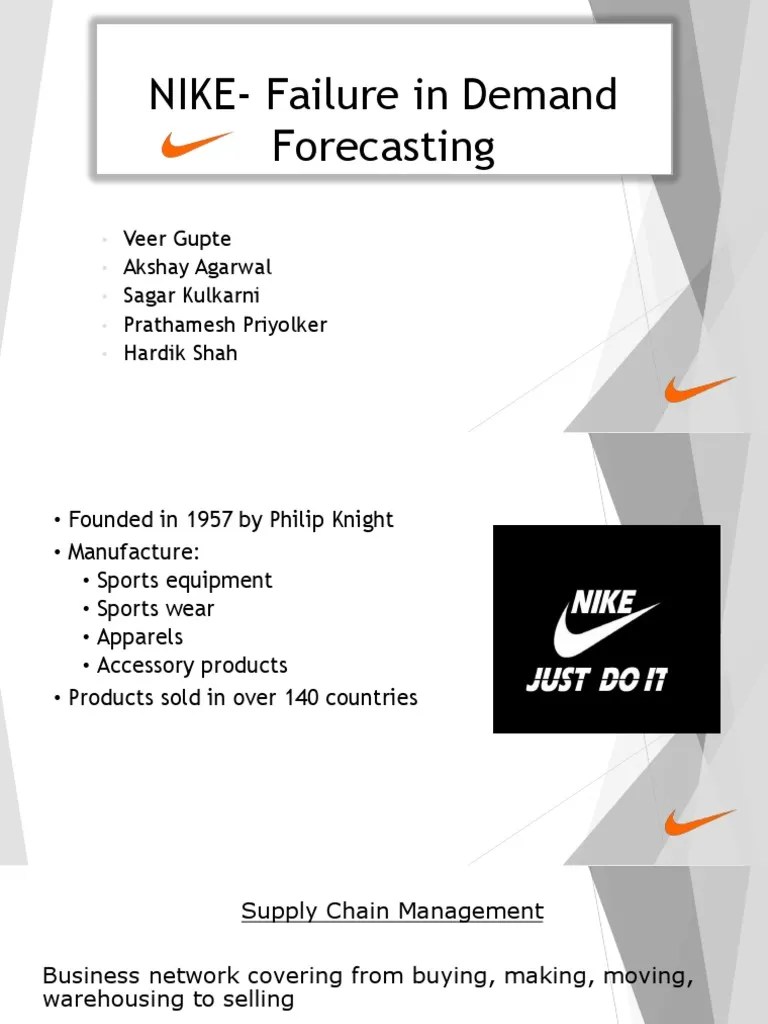 NIKE Failure in Demand Forecasting