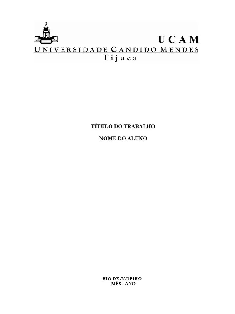 como e feito um trabalho de faculdade