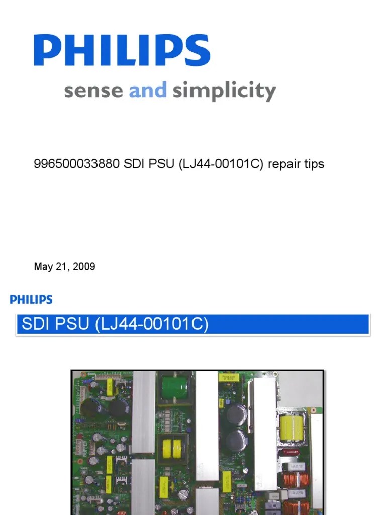 Psu Repair Guide For Lj4400101c Pdf Power Supply Electrical