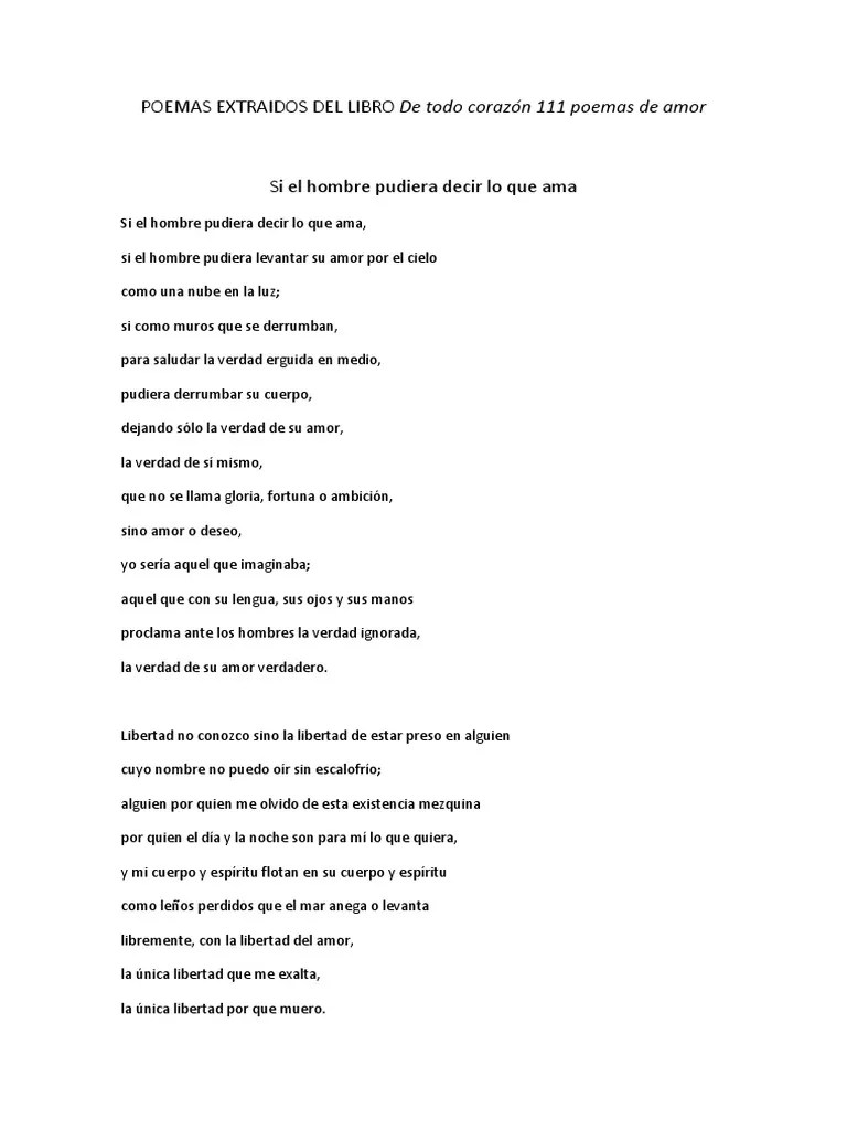 De Todo Corazón. 111 Poemas de Amor PDF