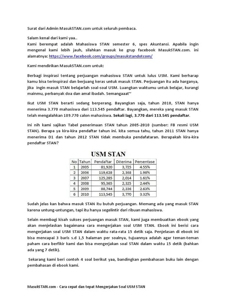 Cara Cepat Mengerjakan Soal USM STAN (TPA dan TBI).pdf
