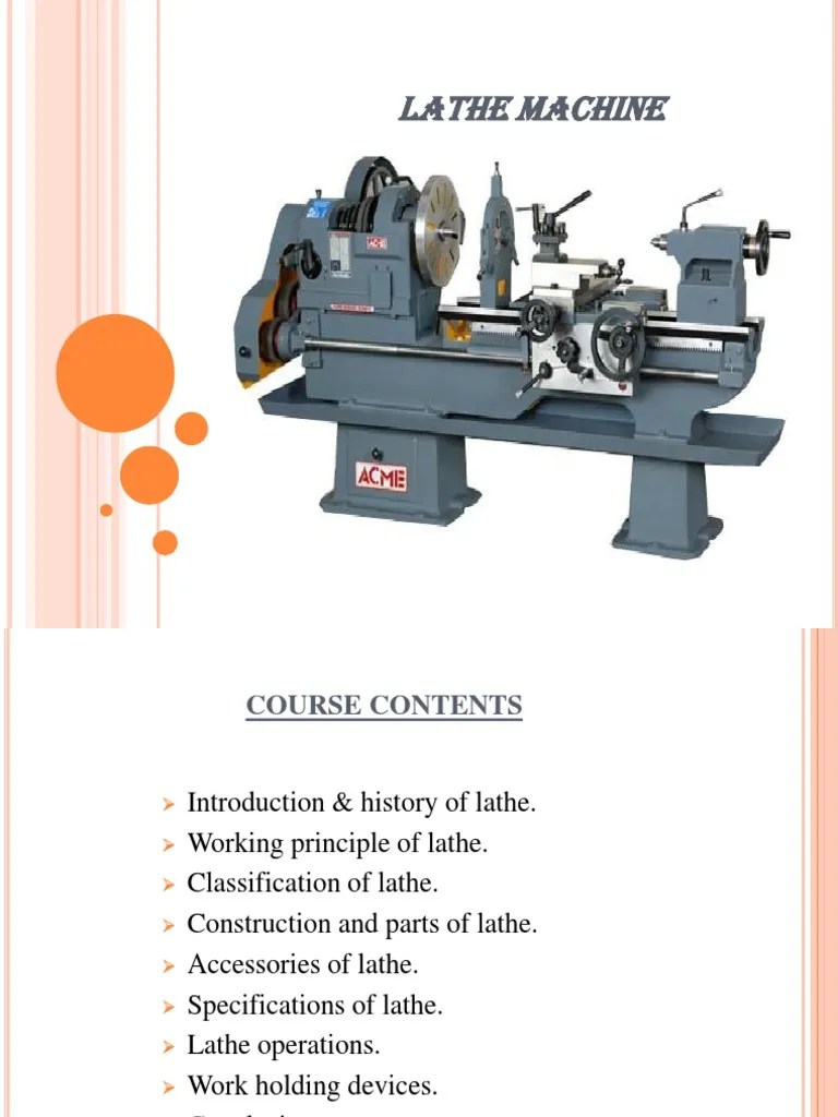 Lathe Machine Tool Machining Metalworking