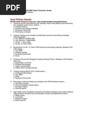 Kunci jawaban soal pkn kelas xii. Soal Pkn Smp Kurikulum 2013 Halaman 150 Jawabanku Id