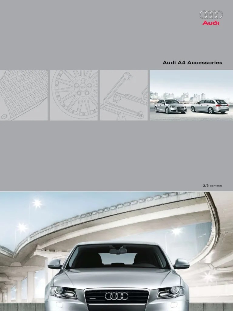 Audi A4 Accessory Catalog Audi I Pod