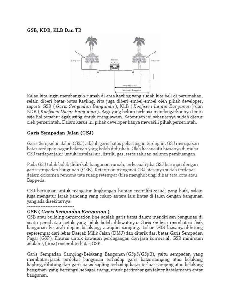 Ringkasan Peraturan Bangunan | PDF