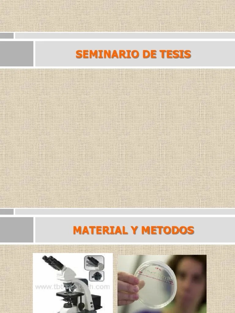 Material y Metodos PDF Laboratorios Estadísticas