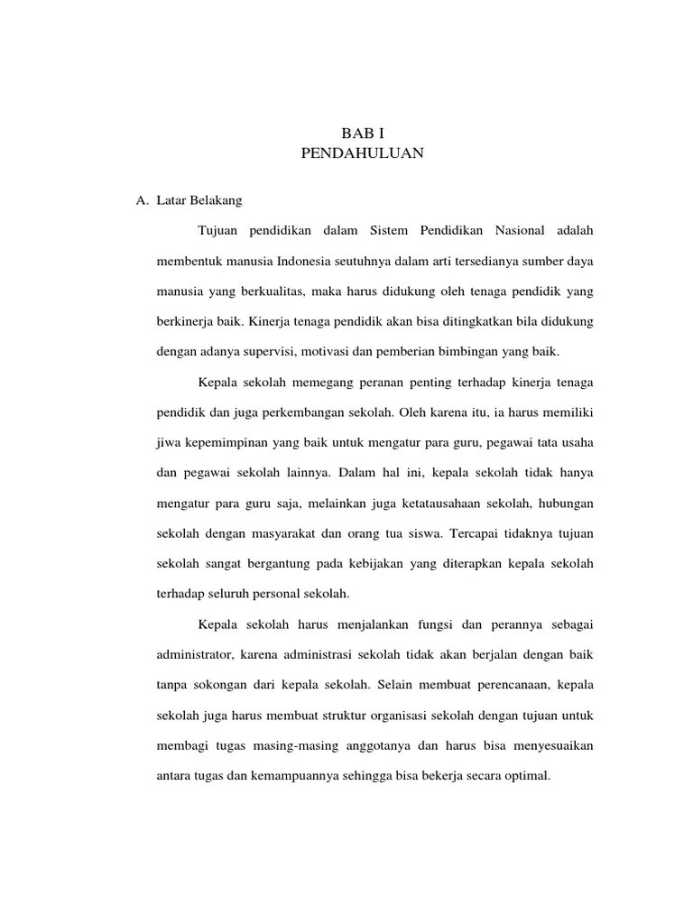 Makalah Kepala Sekolah Sebagai Administrator Di Sekolah | PDF