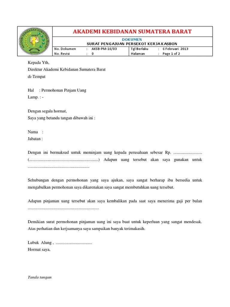 Form Pengajuan Kasbon IlmuSosial.id