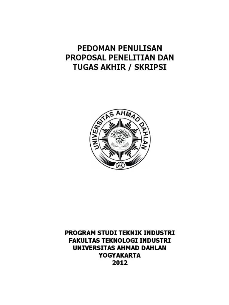 Contoh Proposal Skripsi Teknik Industri Pdf Berbagi Contoh Proposal