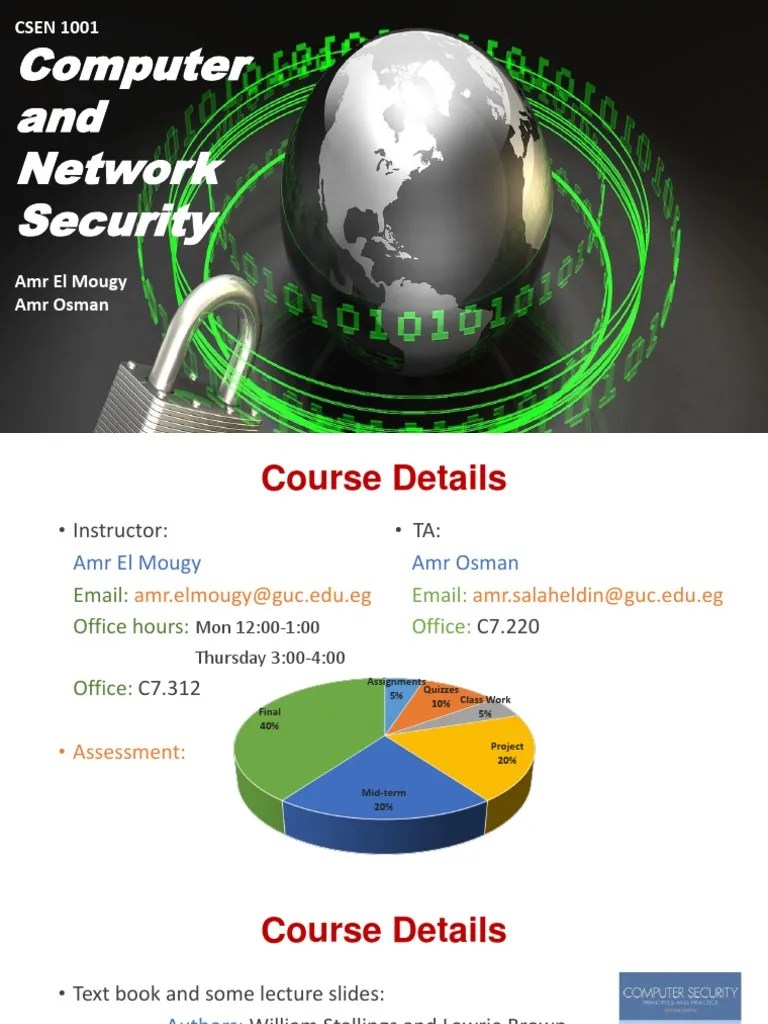 Amr Security Lect01 Threat Vulnerability