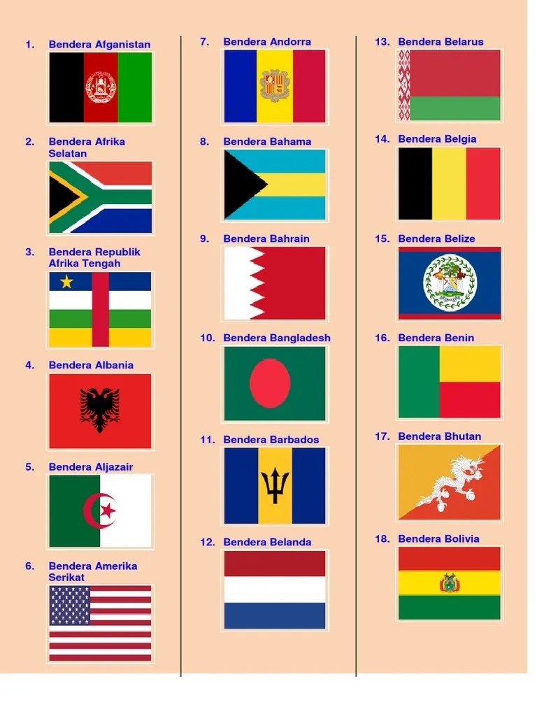 Bendera Negara Anggota Anggota PBB | PDF